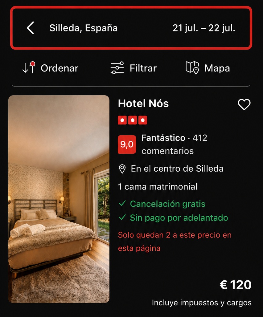 Hotel Nós en un portal — 120€